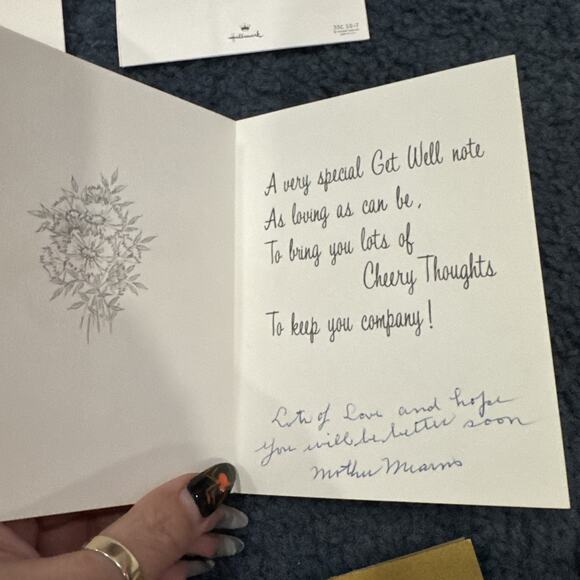 Vintage lot of 7 used get well cards - Picture 10 of 12